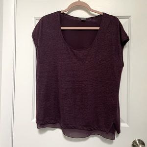Beautiful plum Vince top
